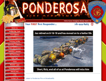 Tablet Screenshot of ponderosavfd.org